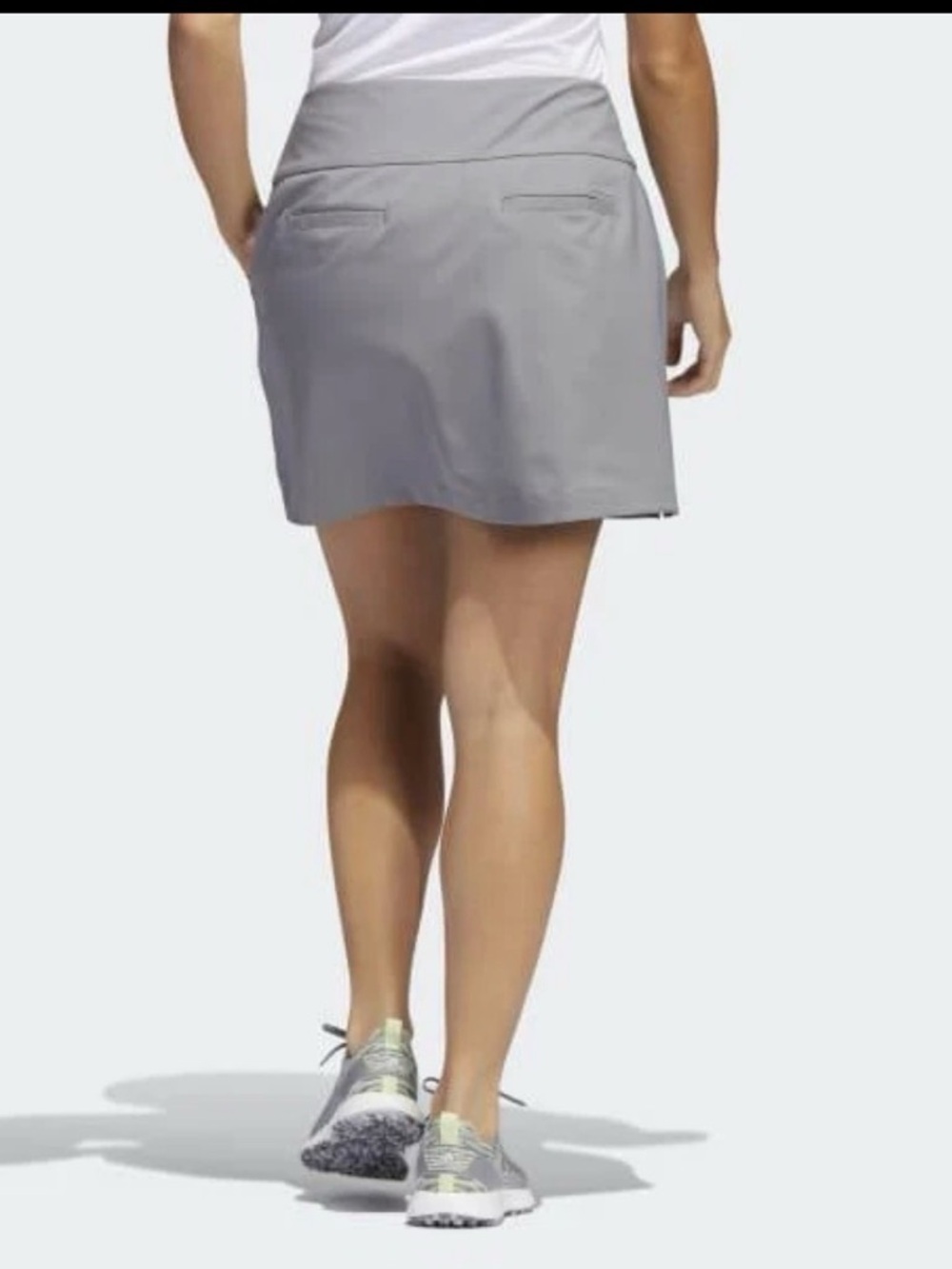 adidas Clima Cool Light Gray Mini Skort